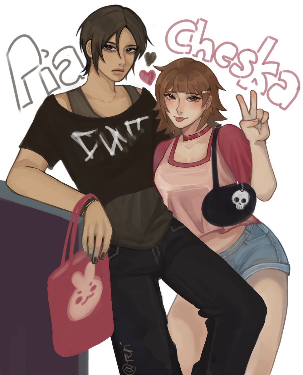 Terimisu_'s tweet photo. Finished it!!! (Kind of just got lazy) 😍😍 Gonna be posting more of them soon!! If college allows me #yuritwt #wlw #ocart #filipinoyuri https://t.co/5o29JKFrfi