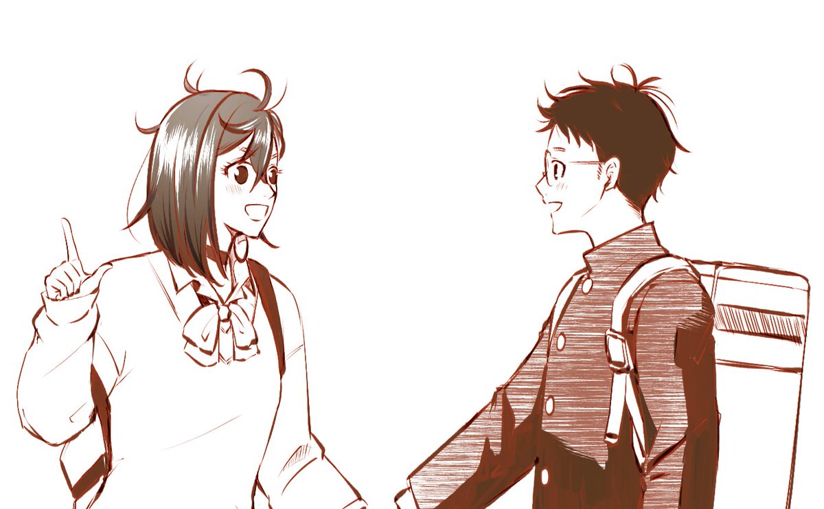 0000_eco_0000's tweet photo. オカモモ👓🍑放課後 https://t.co/b7SYURJOmG