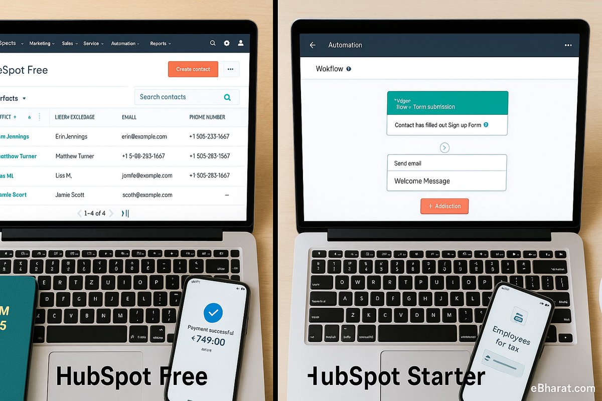 eBharatOfficial's tweet image. HubSpot Free vs Starter (India 2025) 💻
🎯 Free = ₹0, basic CRM
⚡ Starter = ₹1,600+/mo, automation + support
👉 Which plan do Indian SMEs actually need? Full breakdown: ebharat.com/hubspot-free-v…
#HubSpotIndia #CRMIndia #HubSpotCRM