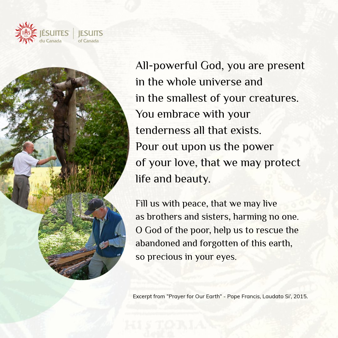 Peace with creation begins when care becomes part of how we live on the land. 🌍🌱

Explore this prayer for the Earth from Laudato Si' for the Season of Creation:
hubs.la/Q03FWBjH0