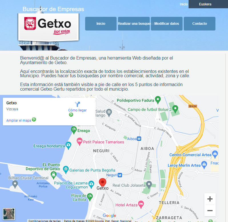 Getxolan (@getxolan) on Twitter photo ¿Conoces el directorio de #empresas de #Getxo?
➡️ Si todavía no apareces en la guía o quieres modificar tus datos rellena el cuestionario y nos pondremos en contacto contigo.
¡Actualiza tu información y gana visibilidad!
f.mtr.cool/kfsgfjmtbw
<a href="/GetxoUdala/">Getxo Udala</a> #Getxolan ¿Conoces el directorio de #empresas de #Getxo?
➡️ Si todavía no apareces en la guía o quieres modificar tus datos rellena el cuestionario y nos pondremos en contacto contigo.
¡Actualiza tu información y gana visibilidad!
f.mtr.cool/kfsgfjmtbw
<a href="/GetxoUdala/">Getxo Udala</a> #Getxolan