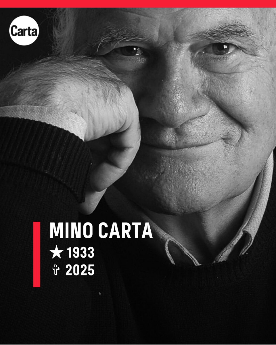 CartaCapital (@cartacapital) on Twitter photo Morreu nesta terça-feira 2, aos 91 anos, o jornalista Mino Carta, fundador de <a href="/cartacapital/">CartaCapital</a>. Há um ano, Mino lutava contra os problemas de saúde, em idas-e-vindas do hospital. Na última passagem, estava havia duas semanas na UTI do Sírio-Libanês, em São Paulo.
Sua trajetória se Morreu nesta terça-feira 2, aos 91 anos, o jornalista Mino Carta, fundador de <a href="/cartacapital/">CartaCapital</a>. Há um ano, Mino lutava contra os problemas de saúde, em idas-e-vindas do hospital. Na última passagem, estava havia duas semanas na UTI do Sírio-Libanês, em São Paulo.
Sua trajetória se