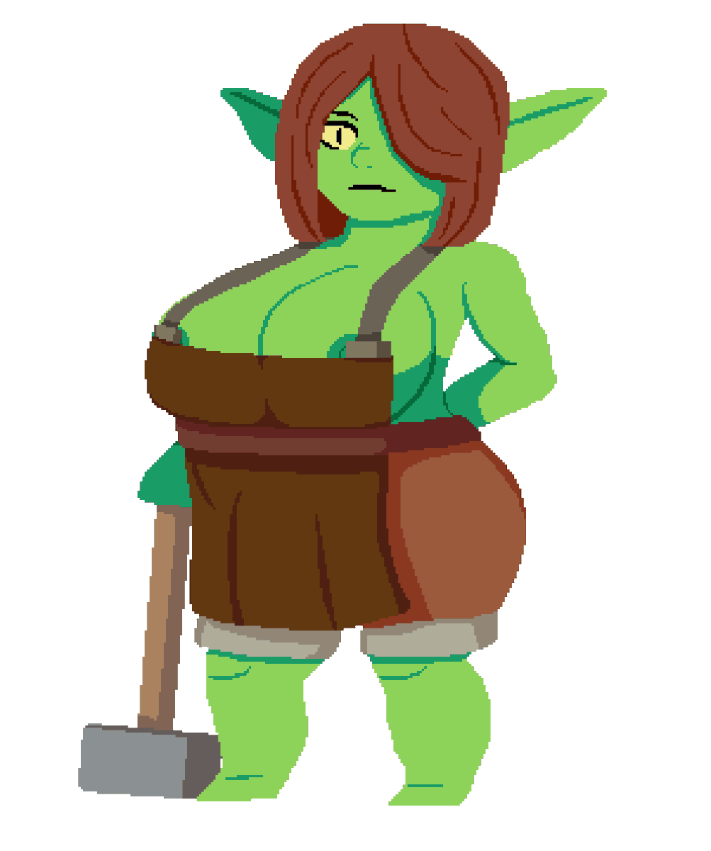 Seieot_Mec's tweet photo. First art on a graphics tablet. 
#pixel_art #pixelart #female #nsfw https://t.co/PiWbBFE6J1