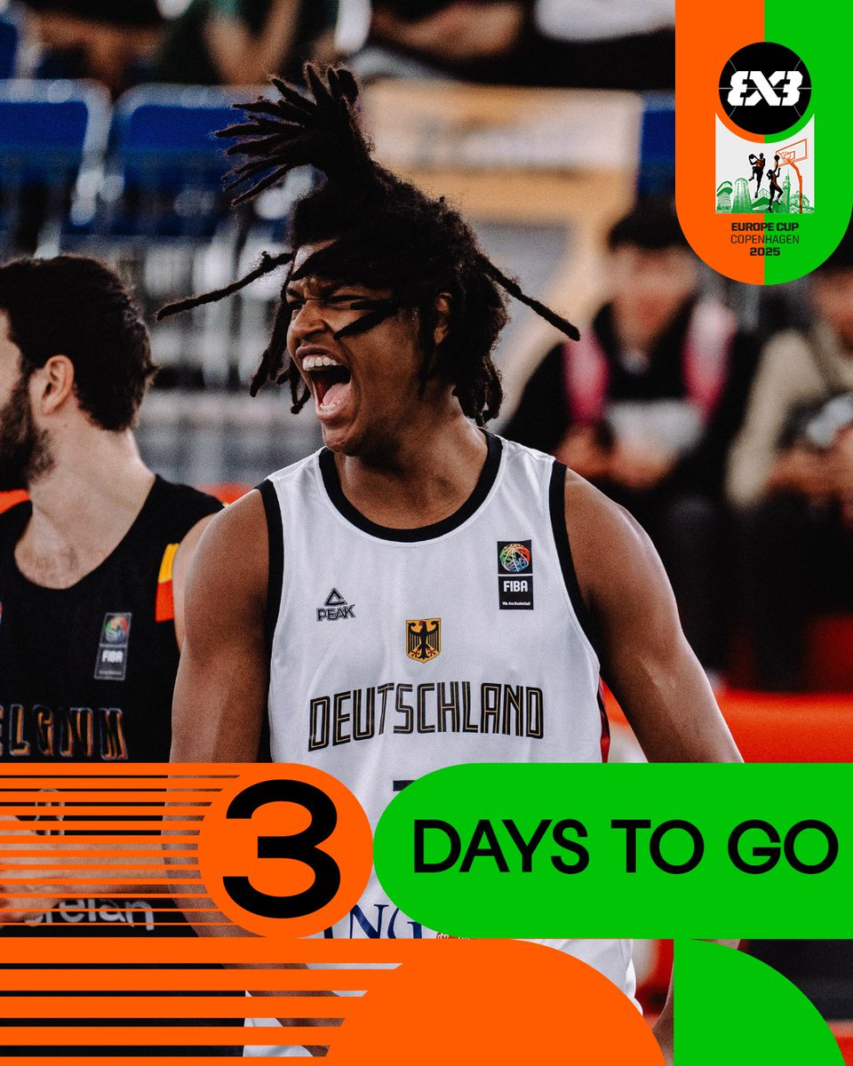 3 DAYS!

Are you ready?? #3x3Europe

Tickets 🎫 ticketmaster.dk/artist/fiba-3x…
Watch live 📺  bit.ly/FIBA3x3_YT