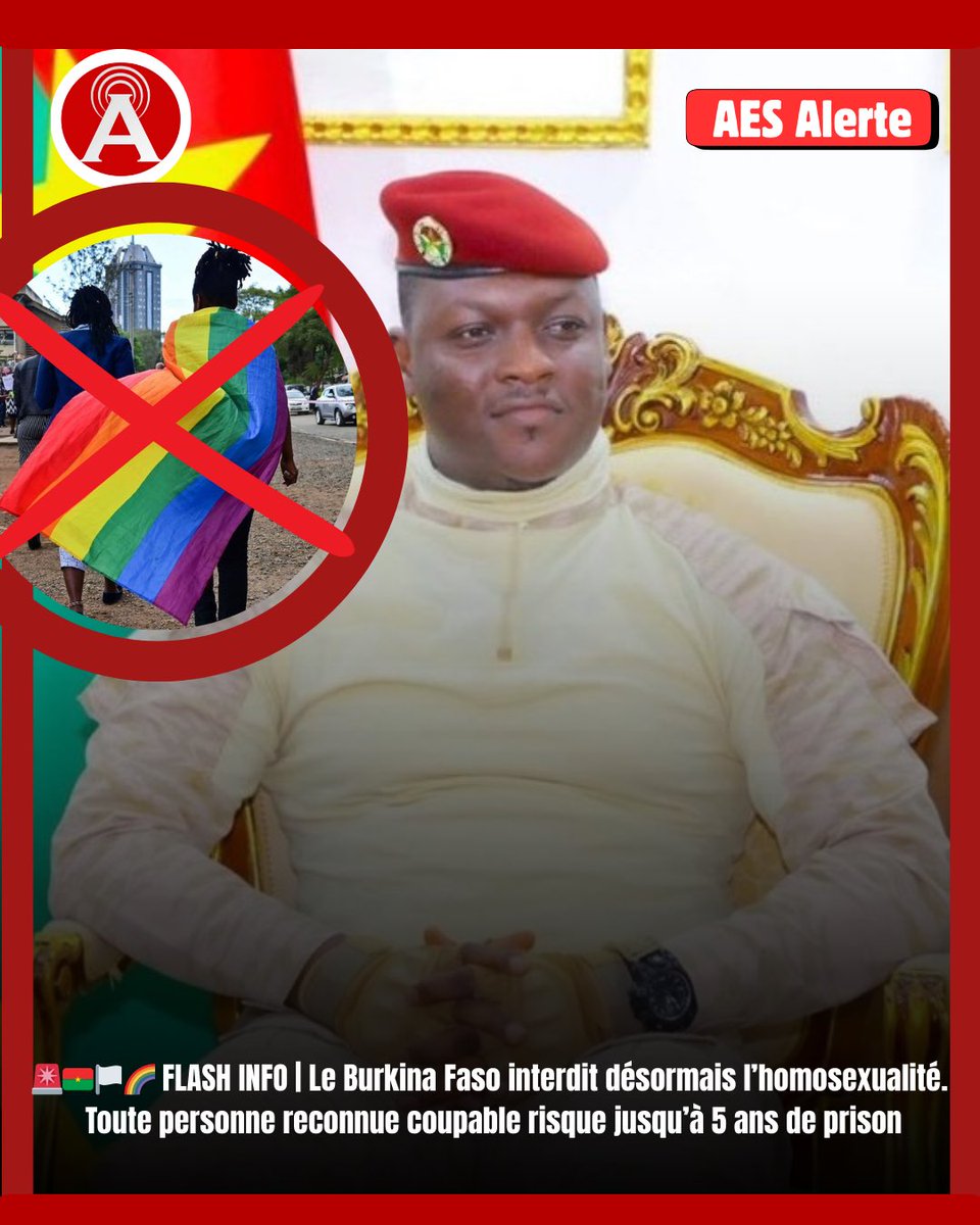 Aesalerte's tweet image. Le Burkina Faso appartient à Dieu, pas au Diable.❌🏳️🌈