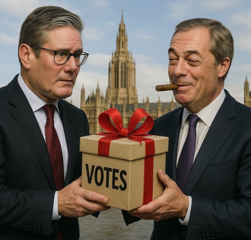 <a href="/troovus/">troovus</a> Starmer has once again failed to speak up and loudly condemn the far-right thugs and all those who embolden them? 
And his only response “I’m a supporter of flags” — pathetic. He’s a Reform enabler.