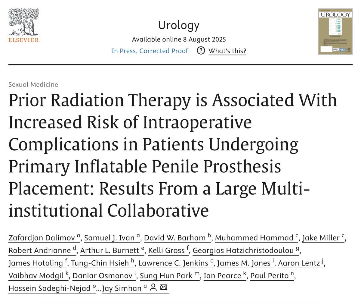 Vaibhav Modgil | Urological Surgeon & Andrologist (@vaibhavmodgil) on Twitter photo 🔦 New publication alert! The latest work from the PUMP collaborative showcases valuable insights. We, <a href="/ManchesterAndro/">Manchester Andrology Research Collaborative</a> are thrilled to share our data, helping to better understand and avoid intra-operative complications in Inflatable Penile Prosthesis surgery #Collab #MensHealth 🔦 New publication alert! The latest work from the PUMP collaborative showcases valuable insights. We, <a href="/ManchesterAndro/">Manchester Andrology Research Collaborative</a> are thrilled to share our data, helping to better understand and avoid intra-operative complications in Inflatable Penile Prosthesis surgery #Collab #MensHealth