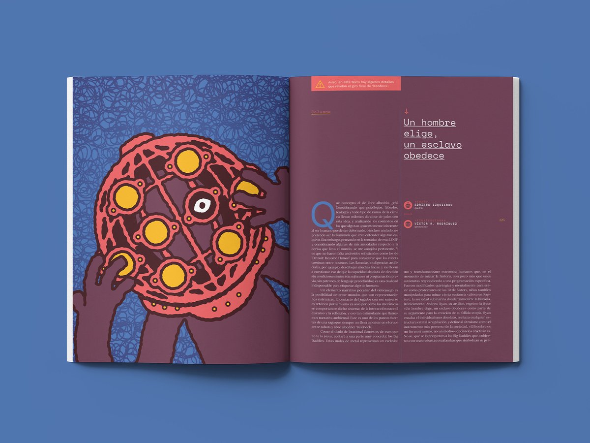 <a href="/koropupa/">Zoe 🐛</a> <a href="/Ezekmt/">Ezek → ezekmt.bsky.social</a> <a href="/astorbarnes/">Astor Barnes</a> Y en el interior: 

🎤 Culto y entrevista a los creadores de Caves of Qud por @laclaradi
💺VS de Johnny Prat a la gente de <a href="/HappyBreakBones/">HappyBreakBones</a> 
💭 Una visita al mito de Pinocho en el videojuego por <a href="/ProggerXXI/">Isra</a> 
➕ IAs, Portal, Benoit Sokal y mucho +