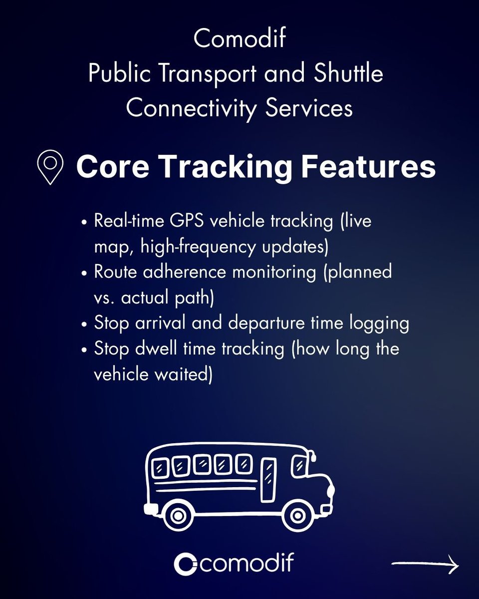 Comodif's tweet image. No more disputes, no more guesswork—just transparent, data-driven shuttle operations.

👉 Ready to make your shuttle service smarter? Let’s talk!

#Comodif #Telematics #SmartTransit #FleetManagement #Innovation