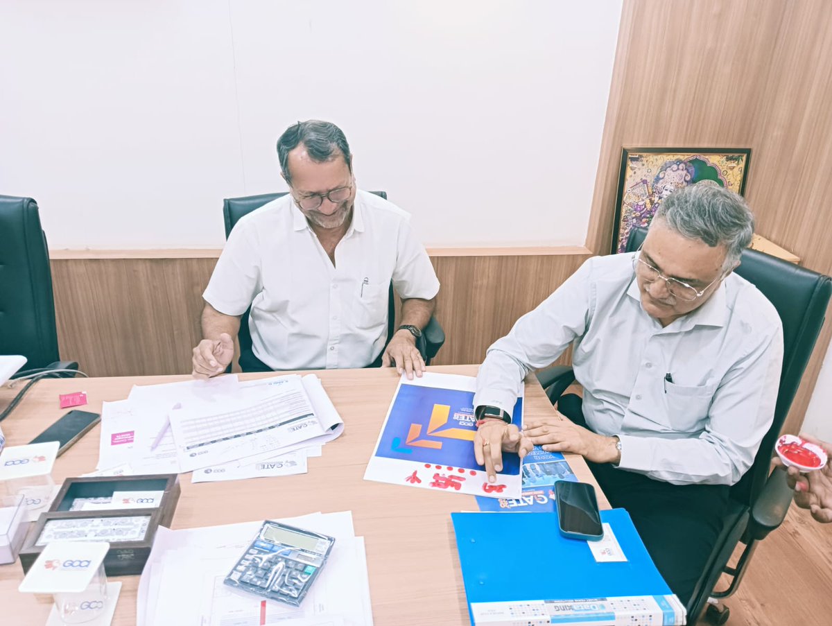 gccigate's tweet image. GCCI proudly announces the 2nd Edition of the GCCI Annual Trade Expo (GATE 2026),  launched by Shri Sandeep Engineer, President, GCCI.
📍 Helipad Exhibition Centre, Gandhinagar, Gujarat
📅 16th – 18th April 2026
Bookings are now open
Inquiries: +91 99747 44229 
#GATE2026 #GCCI