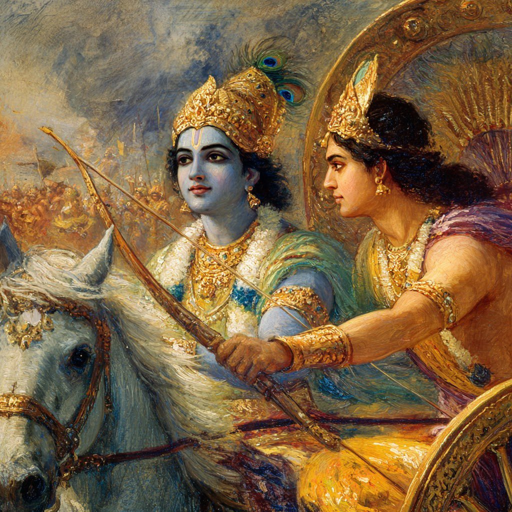"If Krishna is with you, you will win even if the entire world is against you"