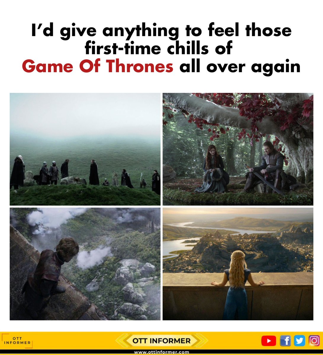 OTTInformer's tweet photo. Game of thrones!❄️

#GameOfThrones #BattleOfTheBastards #TheLongNight #Westeros #HouseStark #HouseTargaryen #TheNorthRemembers #tvseries #tvshow #ott #ottinformer https://t.co/LlJIf6dyV9