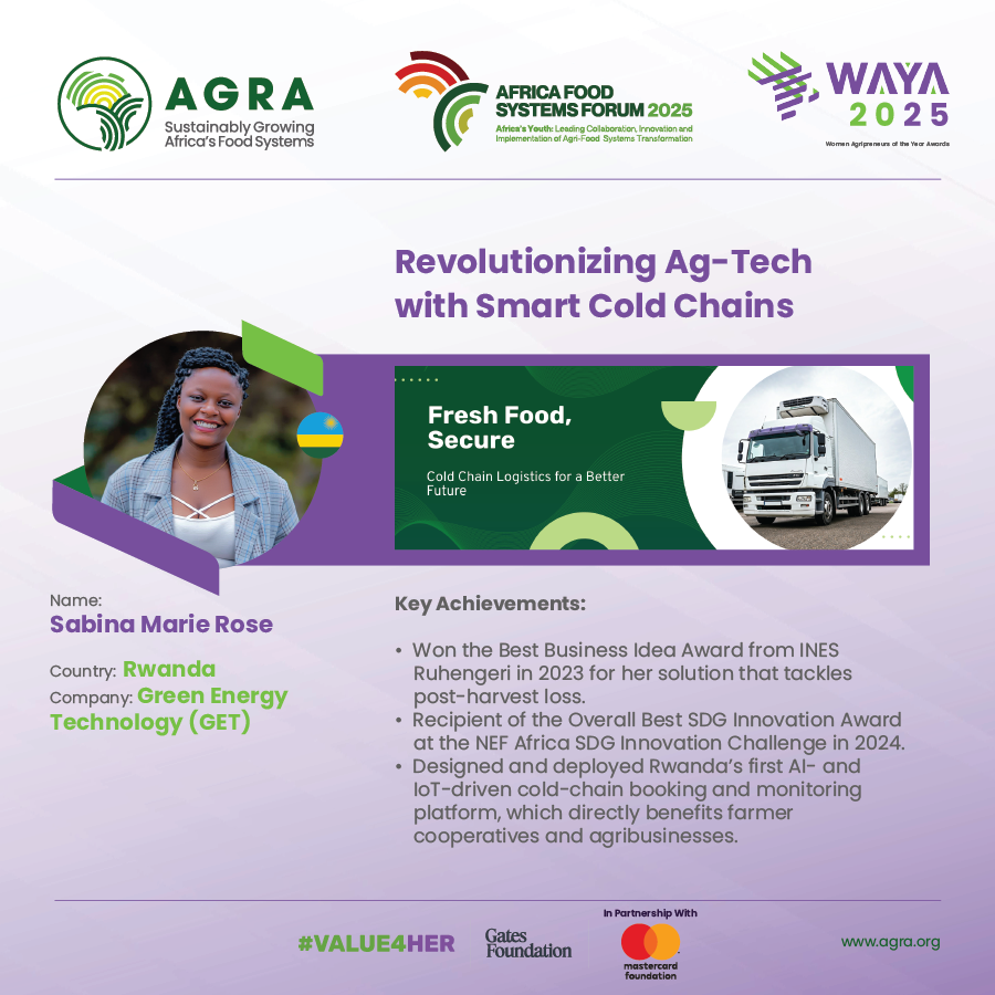 AGRA_Value4Her's tweet photo. Technology is rewriting the future of African agriculture - and women are leading the charge.
#Value4Her #WAYA2025 #AFSForum2025 https://t.co/1wShEa0hb3