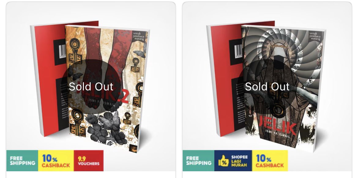 BukuFixi's tweet image. JELIK &amp;amp; JELIK: 2 oleh @IsmiFaIsmail kini telah soldout sepenuhnya di S. Tahniah kepada semua yang sempat memilikinya!
