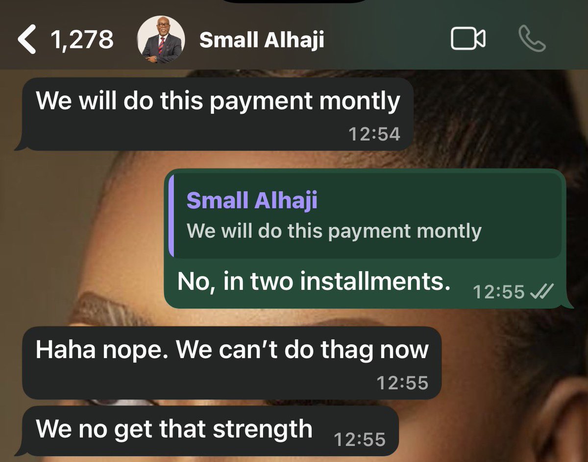 Following the counsel of respected People from the Ondo State Government House, I have decided to put an end to calling out Small Alhaji and his shop. However, it is important to set the record straight regarding the false claims he made.

I was approached by Small Alhaji for the