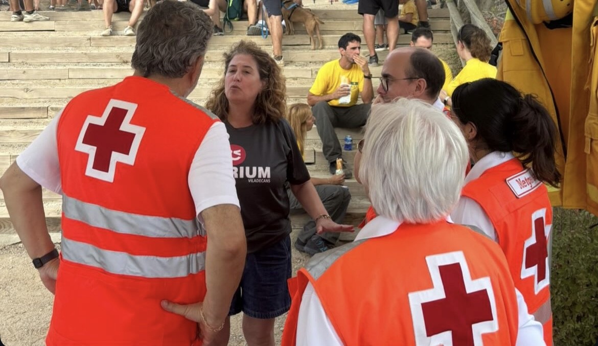 Molt contents i contentes d'acompayar al popular Aplec de Sant Ramón #serveispreventius