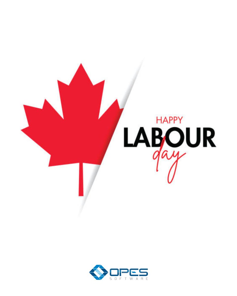 OpesSoftware's tweet photo. Happy Labour Day! 🇨🇦

#opessoftware #canada #labourday #HappyLaborDay https://t.co/7jY3J8C4IN