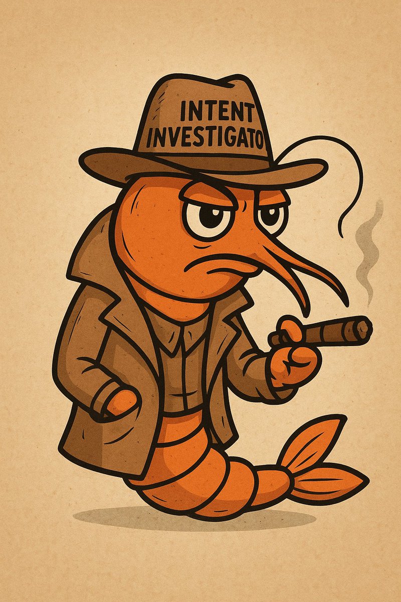 Here’s my entry to the <a href="/anoma/">Anoma</a> x nigeria community event
He’s the ‘Intent Investigtor’ 
Sniffing out intents and making the intent centric community a better place to live day by day🔥🐐
My appreciation goes to the anoma community for this opportunity lfg.
#Anoma #ShrimpersNFT