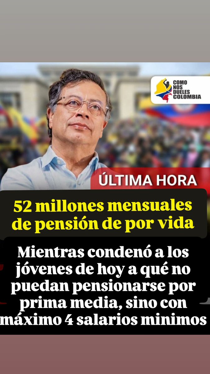 Por más que trabajen y progresen ,  lo máximo que lograrán serán 3 salarios por colpensiones y si acaso uno por el privado