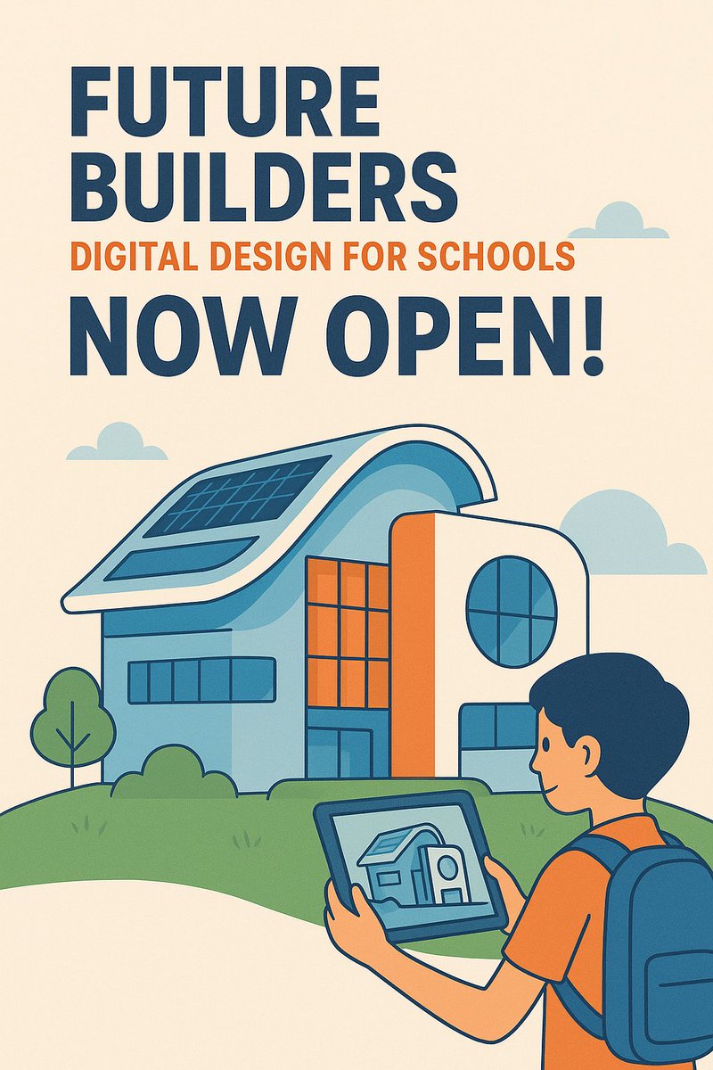 We are excited to invite your school to take part in our Future Builders – Digital Design Competition. This is a unique opportunity for pupils to use their creativity and digital design skills to imagine and design a building of the future. techstarawards.co.uk/competition-wi… #edtech #school