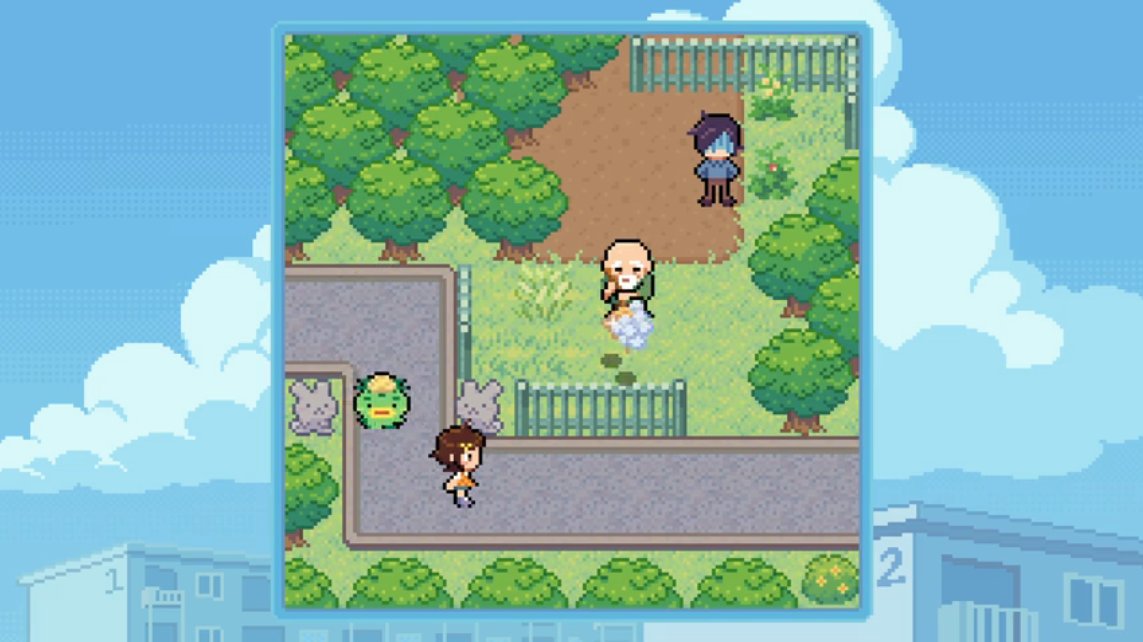 平成レトロなADVゲーム『Danchi Days』にはクセつよ団地住民がたくさん登場するよ！👀🌻

今日は鳥山大さんのお誕生日✨🎂
彼は「その日」が来るのをこわがっているみたい...でも詳しくは教えてくれない☁☁もらった鳥山さんのホームページを調べてみなきゃ🍀

#平成女児 #レトロゲーム