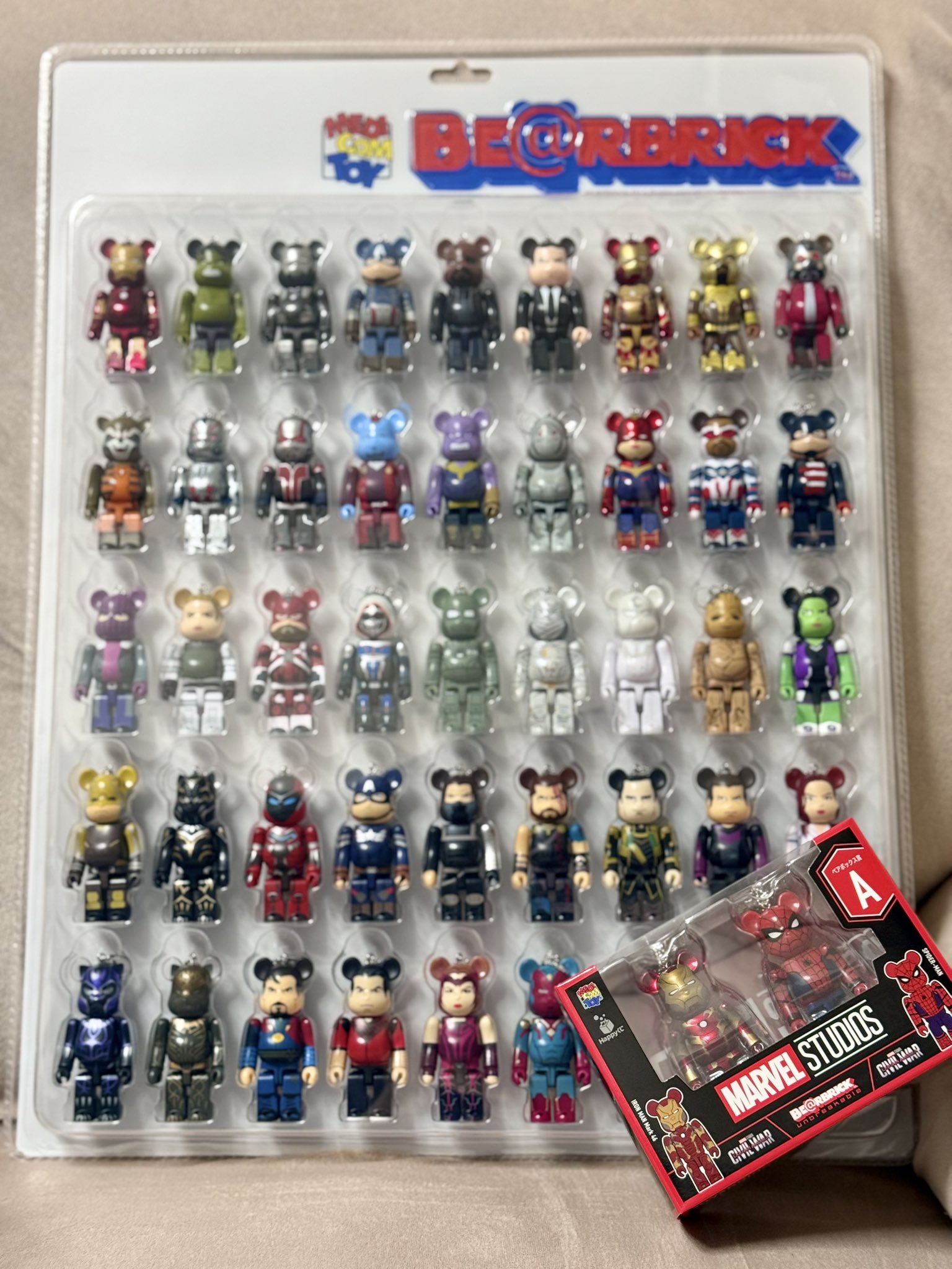 Happyくじ MARVEL ペアボックス賞 A B C D F G 新品 2025年最新