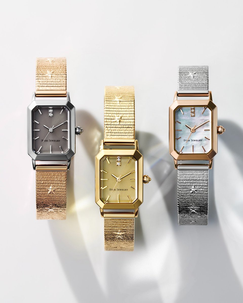 メッシュベルトに10個の星がさり気なく浮かび上がる、新作ウォッチが