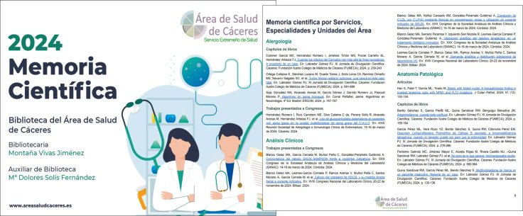 Publicada la Memoria Científica del Área de Salud de Cáceres 2024 mariamontanavivas.wordpress.com/2025/09/02/pub… 

📈El aumento considerable de documentos de enfermería
📈Aumento de las vistas y descargas de los documentos
🏥Consulta por Servicios, Especialidades, Unidades y Centros de AP del Área