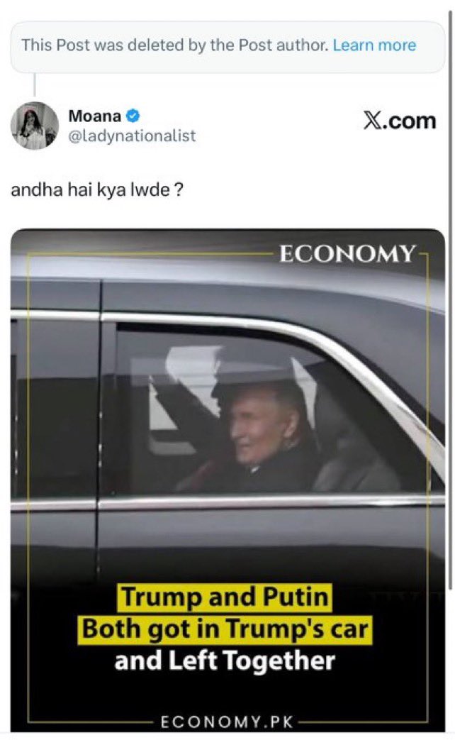 Moana (@ladynationalist) on Twitter photo Shyam Meera Singh intentionally posted the edited image and later deleted.
shame on you <a href="/ShyamMeeraSingh/">Shyam Meera Singh</a> !! Shyam Meera Singh intentionally posted the edited image and later deleted.
shame on you <a href="/ShyamMeeraSingh/">Shyam Meera Singh</a> !!