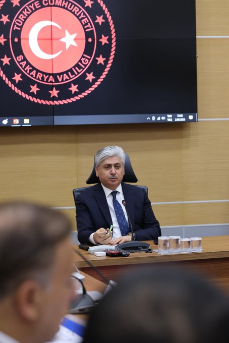 Sakarya Valiliği’nde Güvenlik Toplantısı Gerçekleştirildi