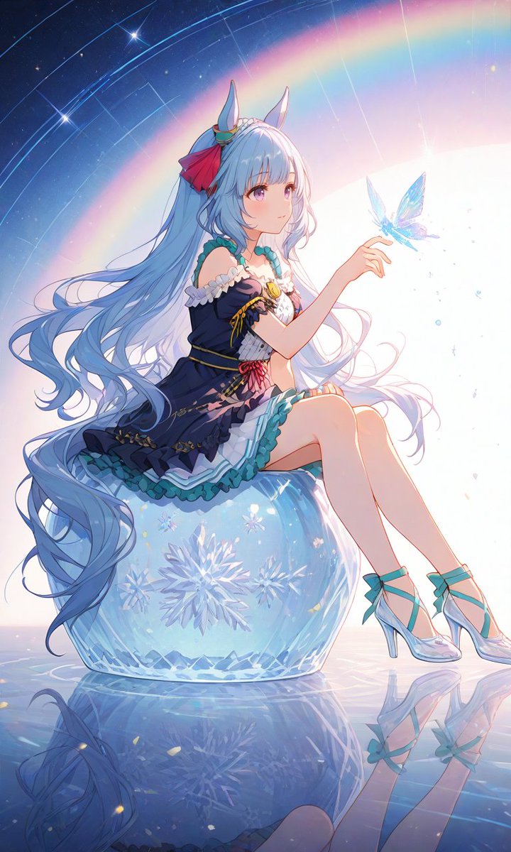 amatou_AIillust's tweet image. ガラスをイメージするも難しく沢山作ってしまった
メジロアルダン / Mejiro Ardan 
#AIイラスト #AIart #ウマ娘 #umamusume