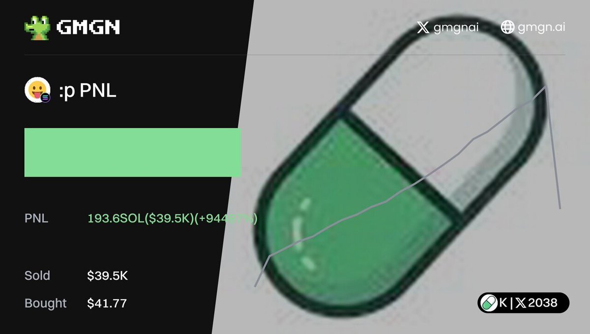 BlackhatPNL's tweet image. $:p(Just being silly)
gmgn.ai/sol/token/rLkf…
🚀 TX Pnl 94.5K%
💰 Profit $39.5K
💳 BTNpGE...9tNi
#TokenTrend #CryptoComedy #SillyInvestments #ProfitParty #LaughingWithCrypto