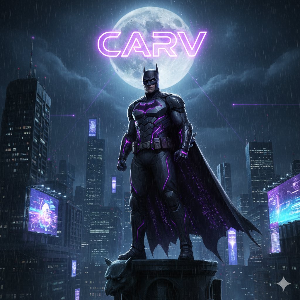 <a href="/CarvPersian/">Carv Persian</a> <a href="/carv_official/">CARV</a> 
🦇🦇🦇🦇🦇🦇
In the shadows of Gotham, a new protector rises. He's the guardian, web3 needs, the silent watcher.
some call him: «شکارچی روز های خوب جوکر»

#Batman #Aibeing #CARV #CARVPersian