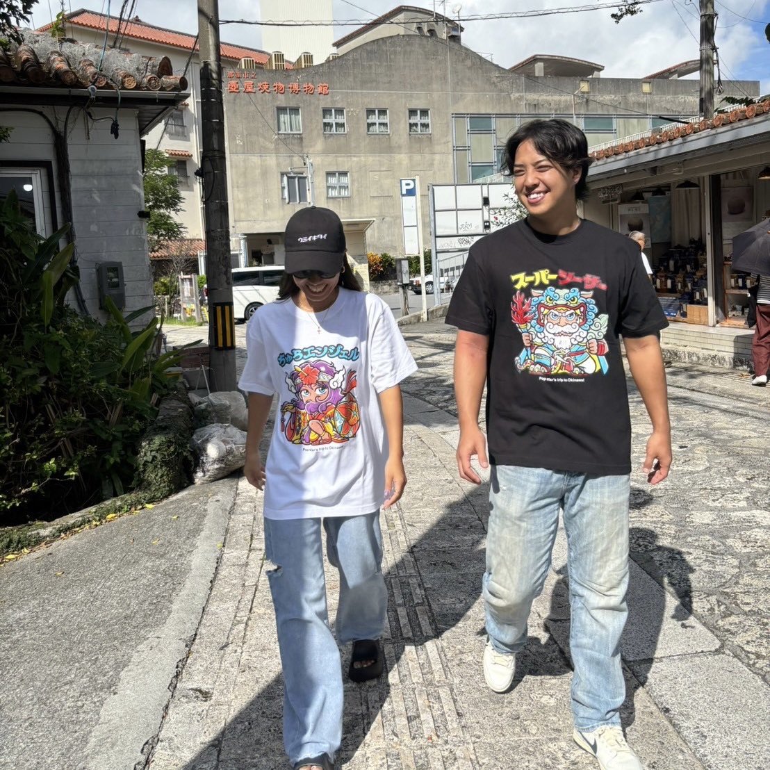 OKINAWAPOP.JP ちゅらエンジェル Tシャツ XL 沖縄ポップ WH 沖縄ポップ