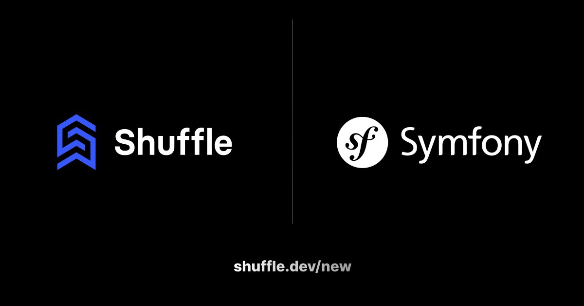🚀 New in Shuffle: Symfony (PHP) + Twig export

→ Design visually with Tailwind CSS, Bootstrap, or Bulma CSS.
→ Customize using AI.
→ Export <a href="/symfony/">Symfony</a> project with Twig templates.

💡 Other export formats include Next.js, Laravel, and more.