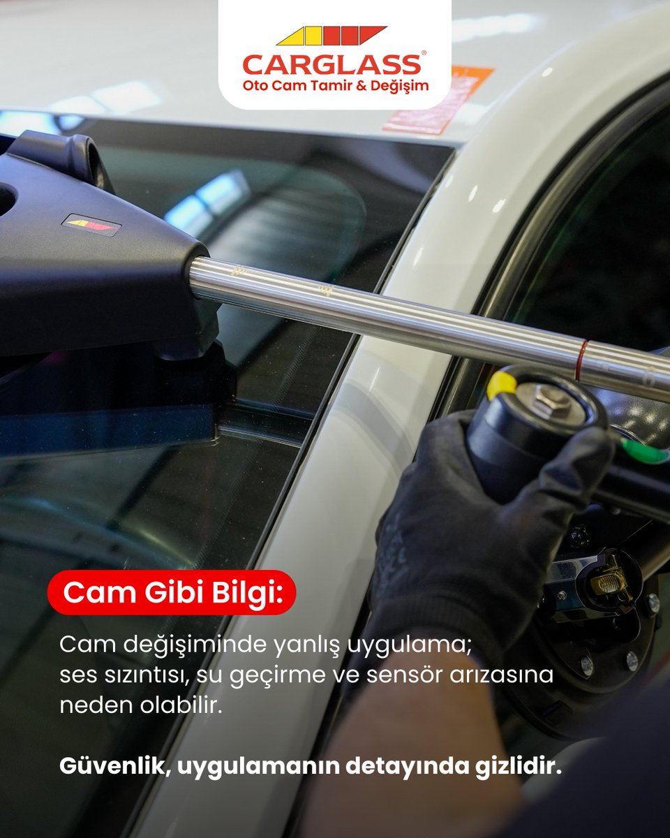 🚨 Detaylar fark yaratır.

Cam değişimi uzmanlık işidir. Carglass® farkı da burada başlar.

#TeamCarglass #CarglassTürkiye #OtoCamTamiri #OtoCamDeğişimi #GüvenliSürüş