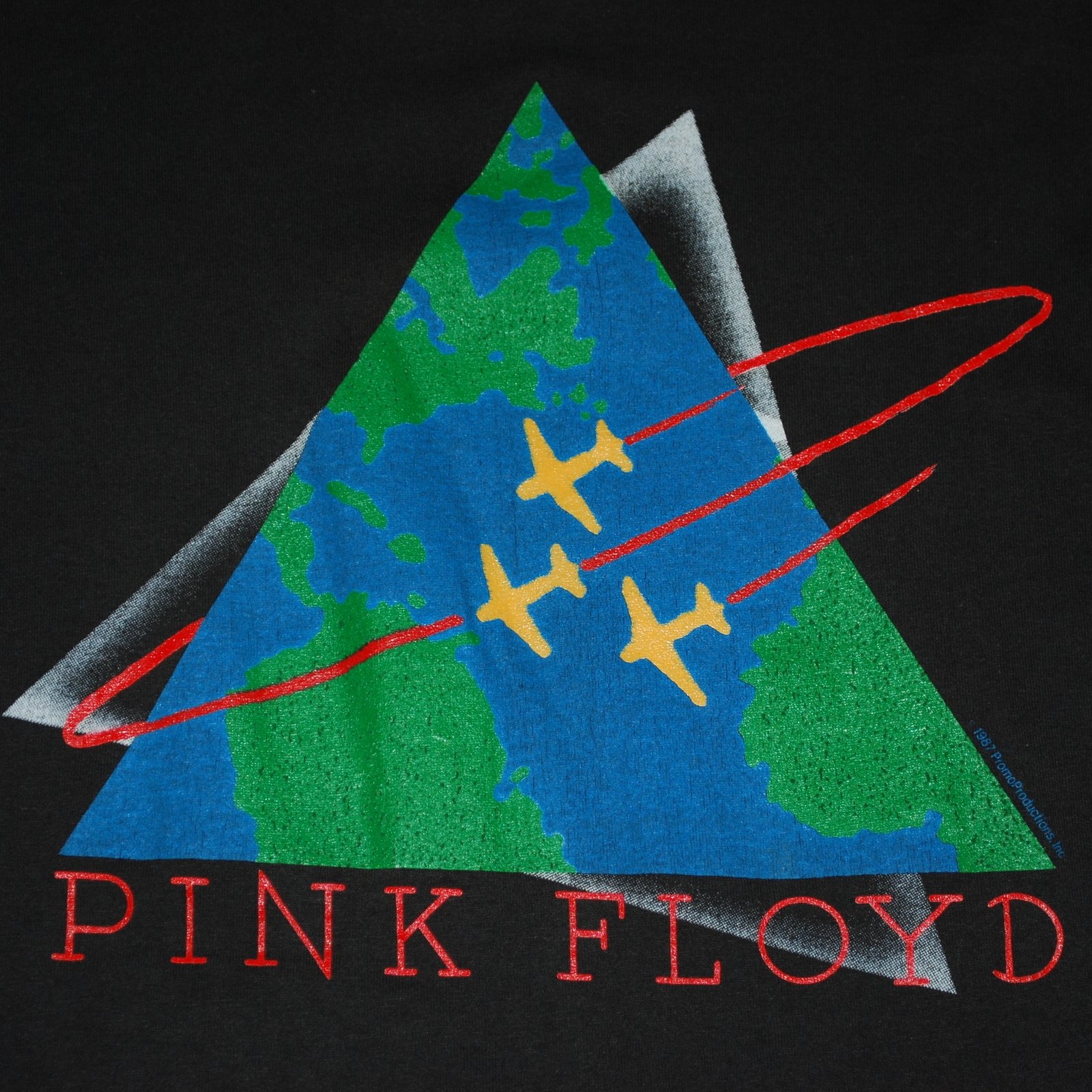 ミュージシャン 1987 Pink Floyd Promotional Baseball T