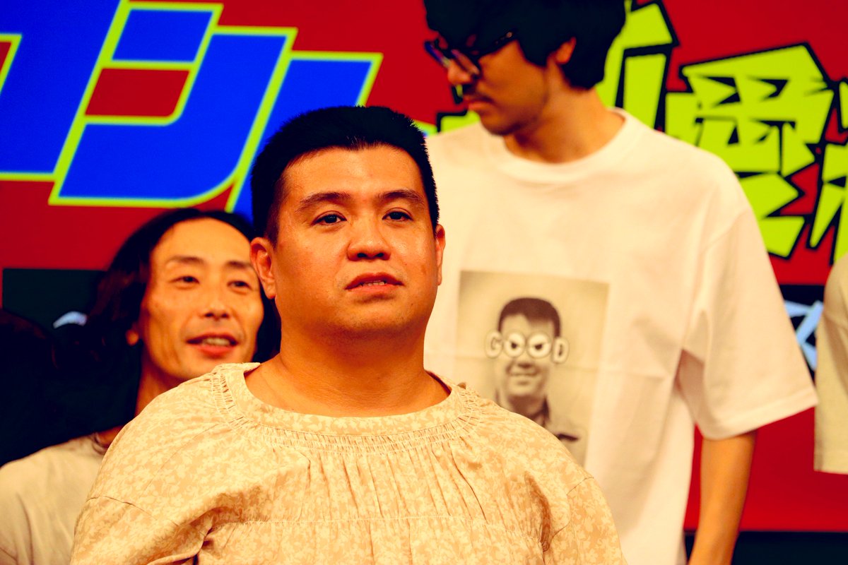 2194_sea's tweet image. アタック氏肉離れ(お大事に😿)のなか、ジェラの即興コント〜👏
コントライブぶりにリメイク職人見れたよ！
うるぶきも最高に面白かった😊
ふくいさんTシャツおかわ🩵

準決組応援してますヽ(•̀ω•́ )ゝ
#逆襲のコントマンズ
#コント純愛組