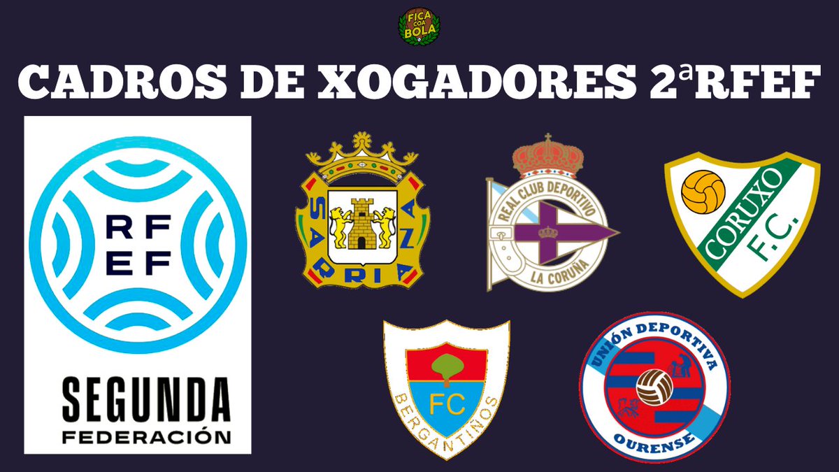 O prometido é débeda

🧵Imos co FÍO DOS CADROS DE XOGADORES DOS EQUIPOS GALEGOS DA 2ªRFEF

🔹 <a href="/SDSarriana/">SD Sarriana</a> 
🔹 <a href="/DeporCanteira/">Dépor Canteira</a> 
🔹 <a href="/CoruxoFCoficial/">Coruxo FC ⚒️</a> 
🔹 <a href="/BerganFC/">Bergantiños FC</a> 
🔹 <a href="/UDOurense2014/">UD Ourense 🐺</a> 

⚔️Esta finde comeza a batalla nunha categoría tan divertida como esixente

❤️ Mándallo xs colegas