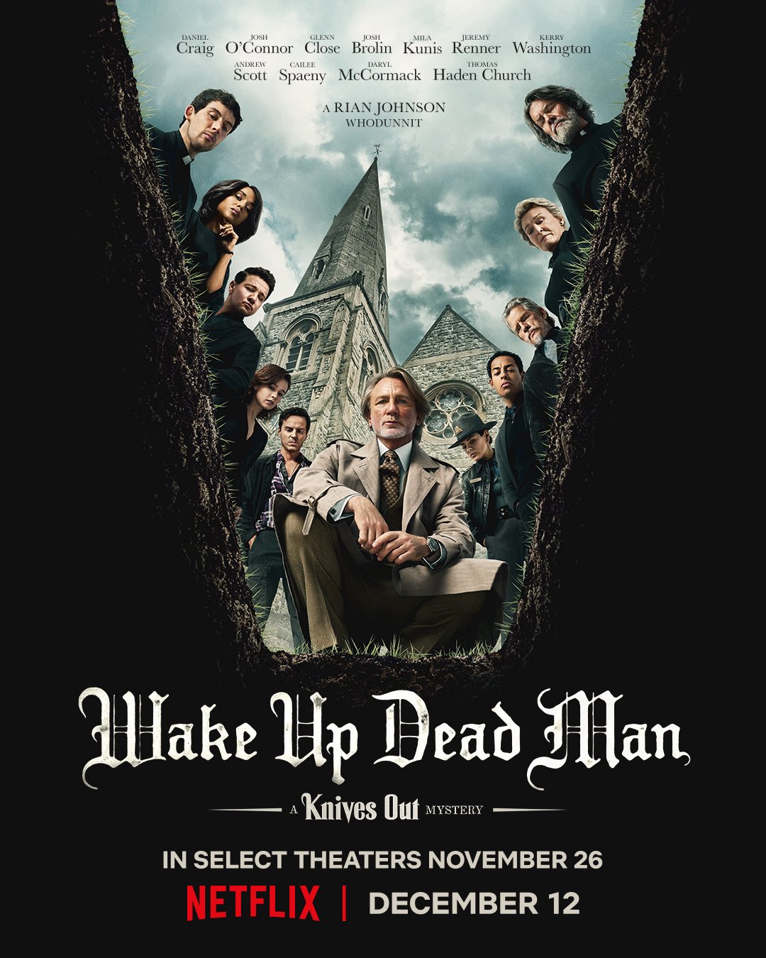 Wake Up Dead Man poster op Netflix België 