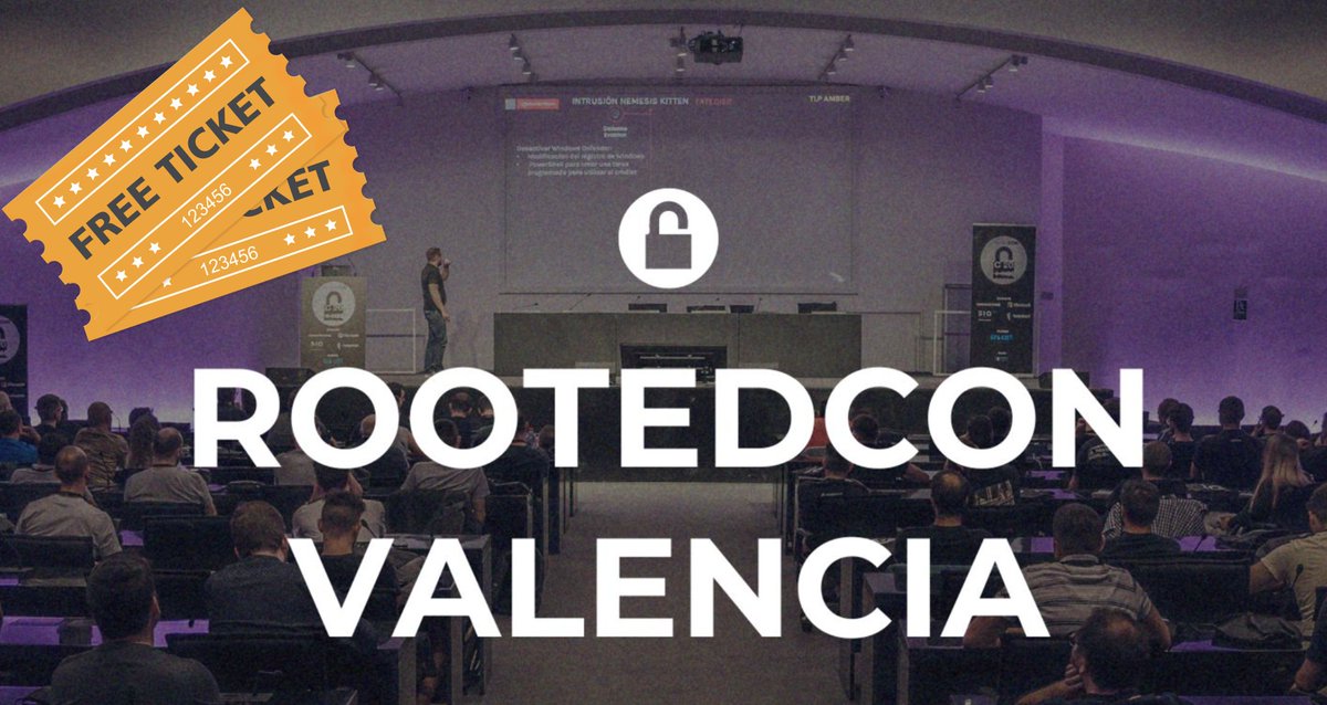 🎟️ Win 2 FREE tickets to @RootedCON Valencia!
👉 Subscribe to our newsletter at hih.app
👉 Retweet this post

Join Spain’s top cybersecurity conference for free!