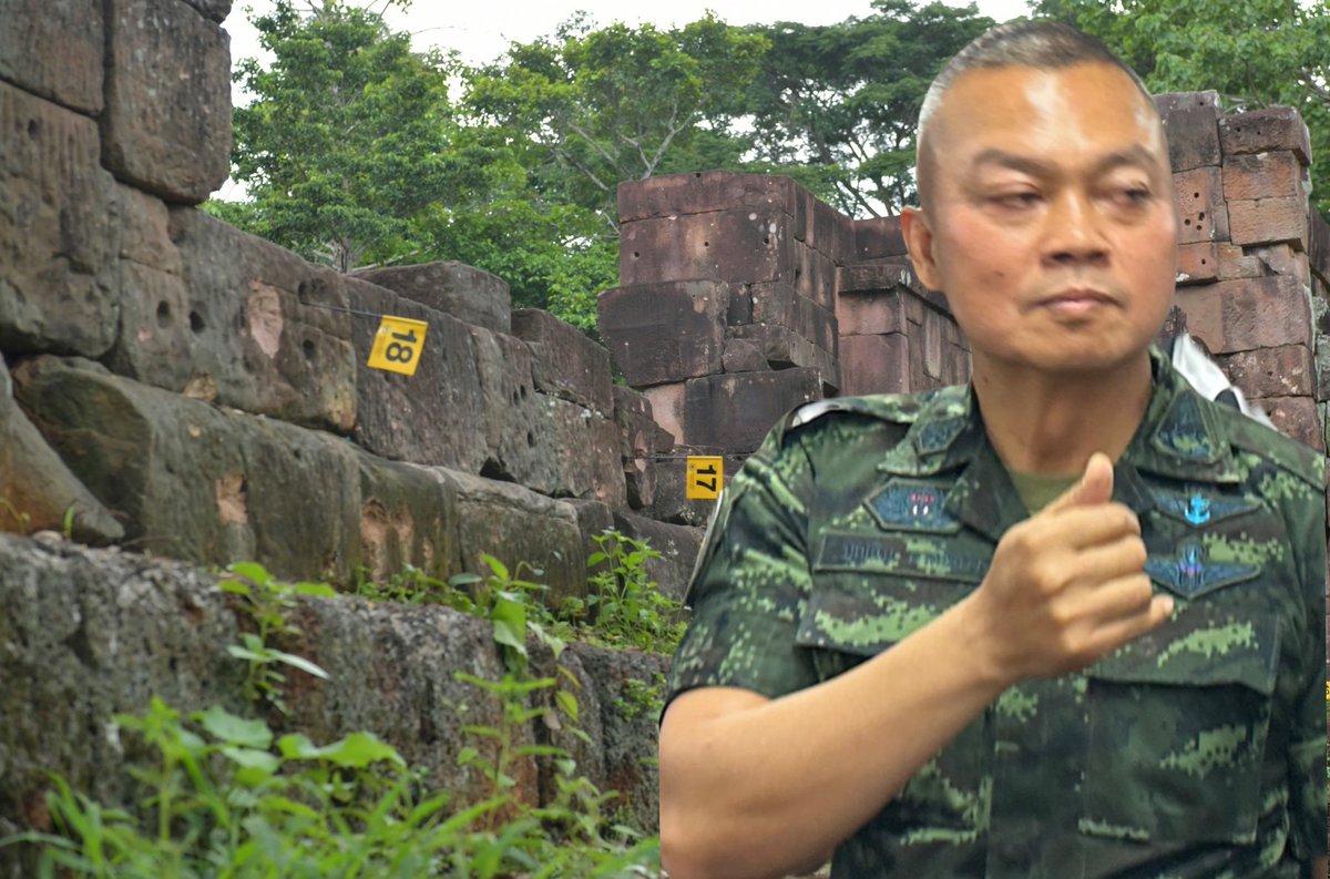 “แม่ทัพภาค 2“ ขึงรั้ว ปิดตาย ปราสาทตาเมือนธม 
ชี้ ใครจะมาเที่ยว ต้องใช้วีซ่า-พาสปอร์ต
ท้า หากใครมาแตะรั้วผม ต้องทำใจ 
ผมถือว่า แตะอธิปไตยไทย 
ถ้าอยากรู้ว่าจะทำอย่างไร 
ก็ลองมาแตะ ดู !!

facebook.com/share/p/1a2qtW…