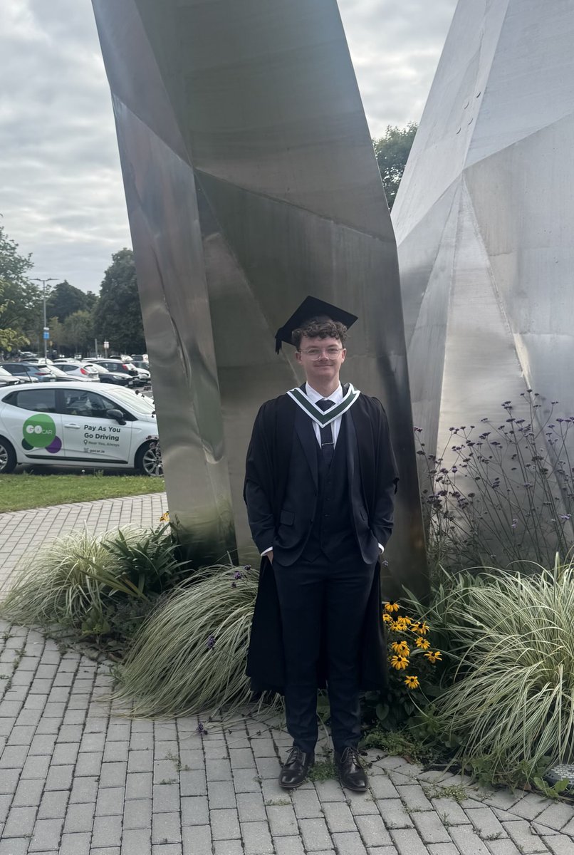 Proud as punch our latest graduate Maynooth NUIM 😀