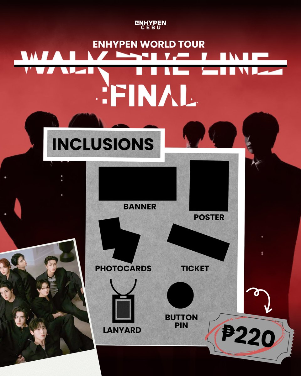 enhypencebuphi's tweet photo. Get ready, ENGENEs! 
ENHYPEN is bringing the WALK THE LINE: FINAL party straight to us!

Sing, cheer, and celebrate the grand finale together at the LIVE VIEWING! 

Reserve your slots here ⬇️
https://t.co/rE5ok9uGUA

#ENHYPEN #EN_WORLDTOUR_WALKTHELINE
#EN_WALKTHELINE_FINAL #ENHYPEN_Cebu