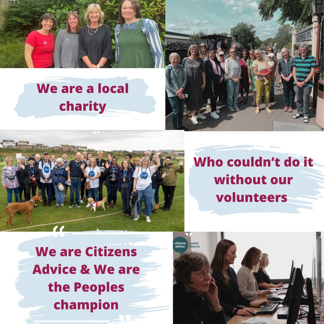 We are a charity working for the whole of society - whoever you are, whatever your problem.

We Are Citizens Advice ✨
Follow #WeAreCitizensAdvice to find out more about who we are and what we do!