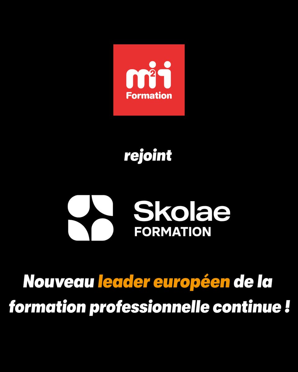 ABILWAYS et M2i fusionnent pour créer SKOLAE Formation , nouveau leader européen de la formation professionnelle continue !

✨ 8 marques expertes réunies sous une même entité.

SKOLAE Formation couvre TOUTES les compétences de demain !
👉  eu1.hubs.ly/H0mJJgm0