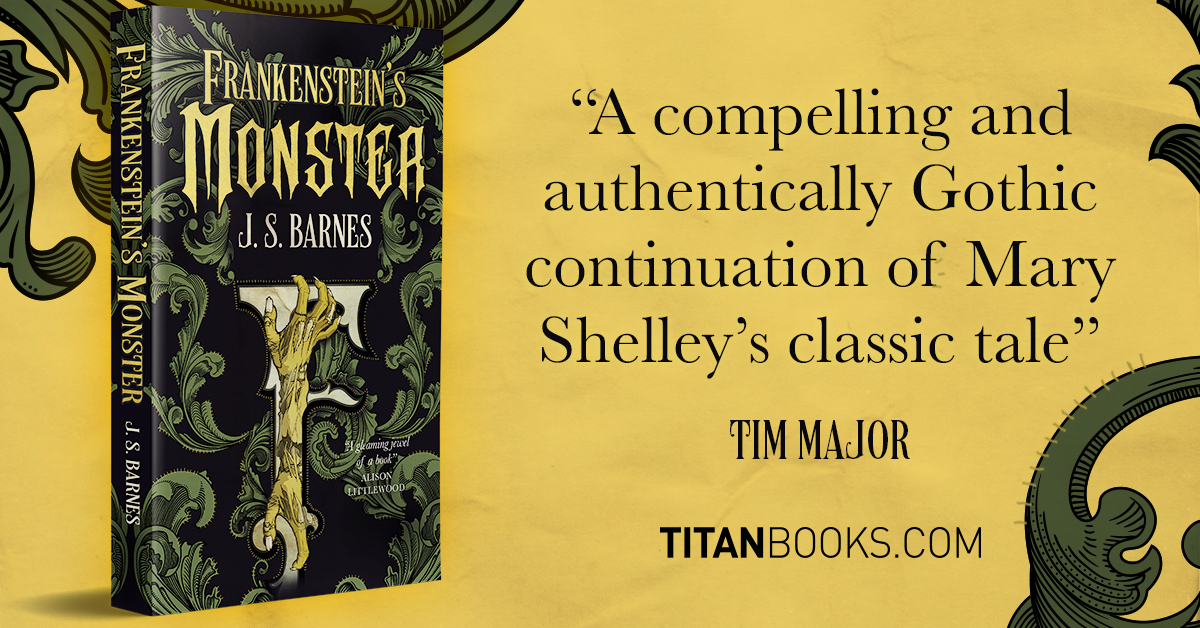 Happy publication day to FRANKENSTEIN'S MONSTER by J. S. Barnes! In this chilling sequel to Frankenstein, a writer finds his rural English life disrupted by the arrival of a mysterious doctor with a legendary past...

Out now! tinyurl.com/3kcjyvuh