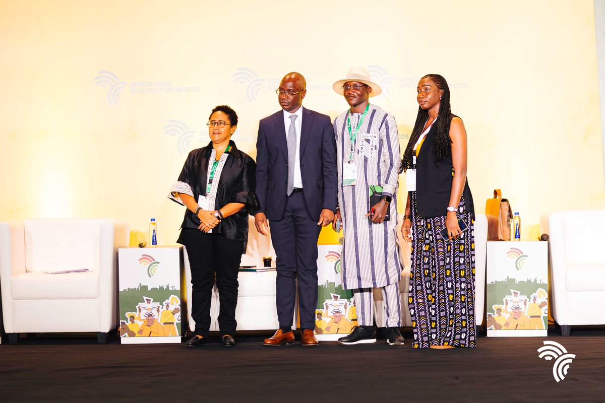 #AFSForum2025

“African youth are not saying no to agriculture. They say, "We don't want to do it like my grandfather did." We must modernise our agriculture through the mobilisation of young people and digitalisation.”

“It is a duty to transform food systems and we can only