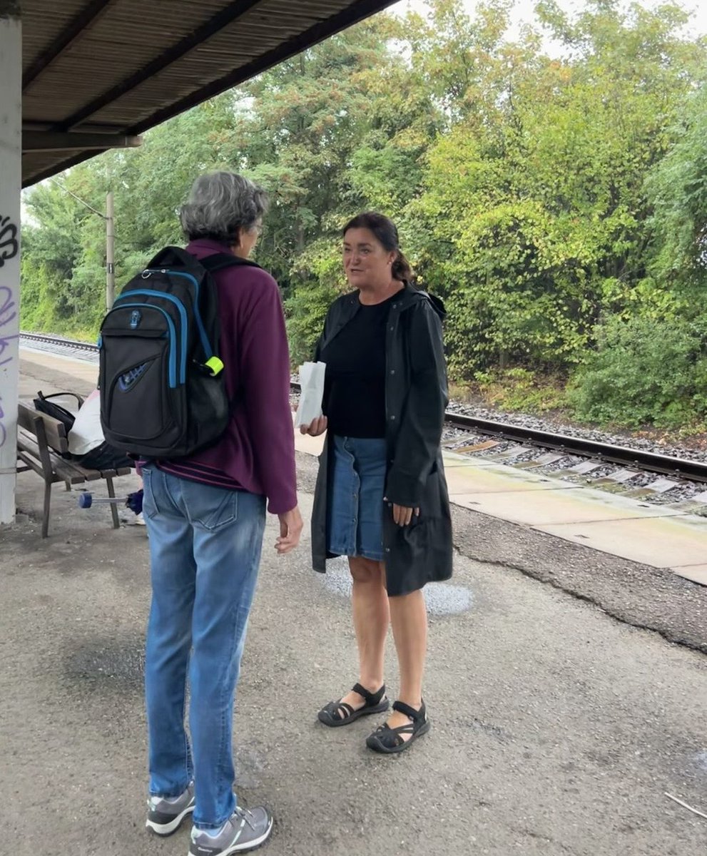 Dnešní milá setkání na nádraží v Mokropsích💚