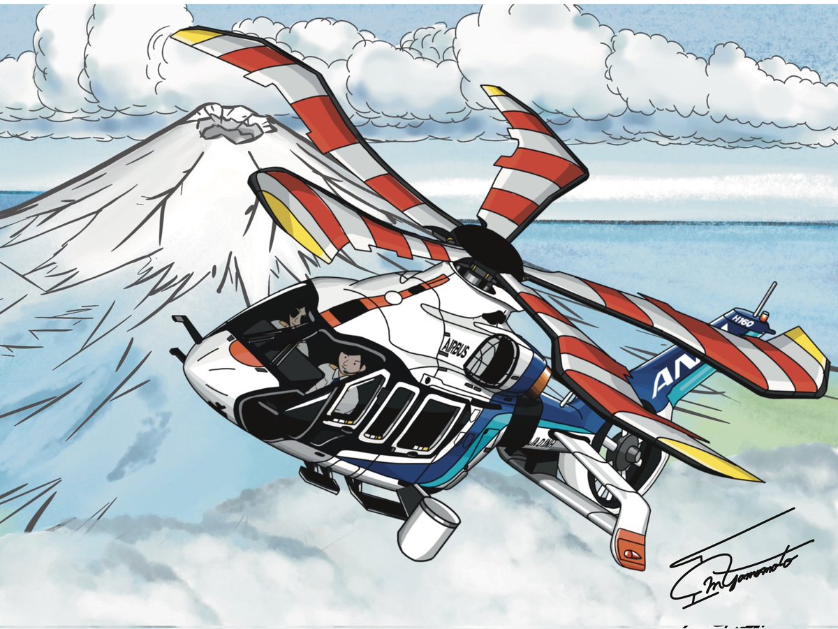 報道ヘリコプター最新機種のAIRBUS #H160 です 🚁
メインローターは騒音や振動を低減するための複雑な形状をしており BlueEdgeと呼ばれています💨
機体の蛍光色の高視認塗装も報道ヘリの特徴です😊
〜日本航空技術協会刊行 #かなりマニアックなヘリコプター豆知識 掲載イラストからご紹介でした♪〜